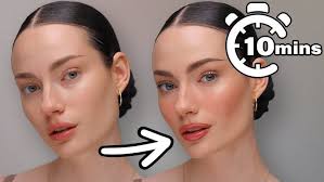 Natural everyday makeup look for office